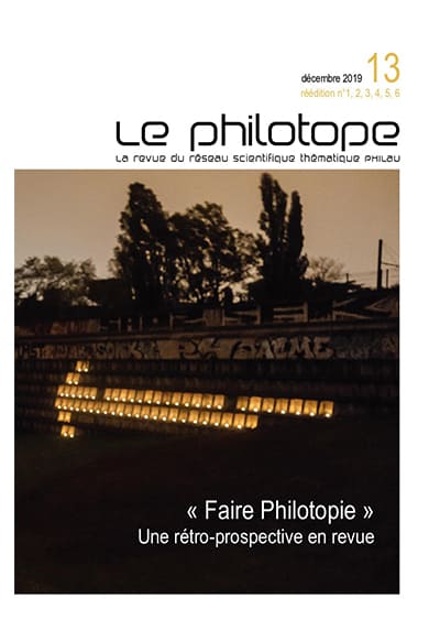 Couverture le philotope