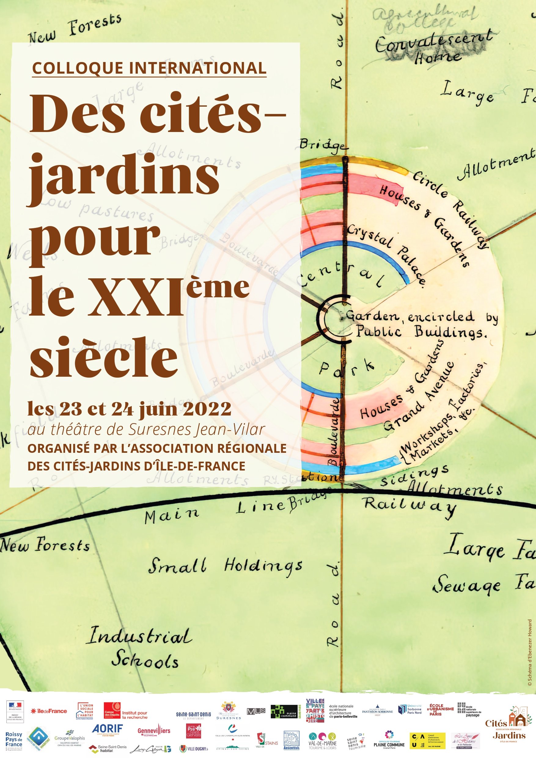 SURESNES | 23 et 24 juin 2022 – Colloque Des cités-jardins pour le XXIe siècle